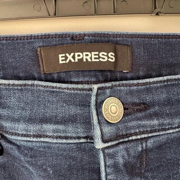 Express - STRETCH + DENIM PERFECT - ANKLE LEGGING - MID RISE 10R/10R - Picture 3 of 8